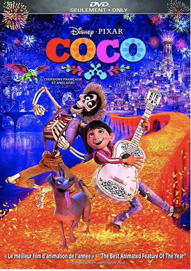 Dance along to the catchy music in Coco on family movie night