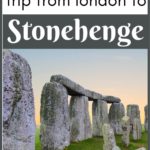 Close up view of the Stones of Stonehenge