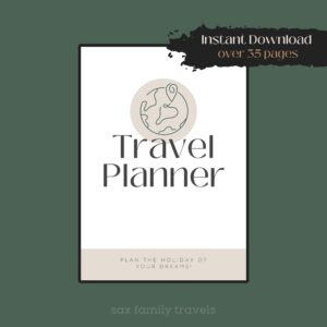 Travel Planner- Instant Download